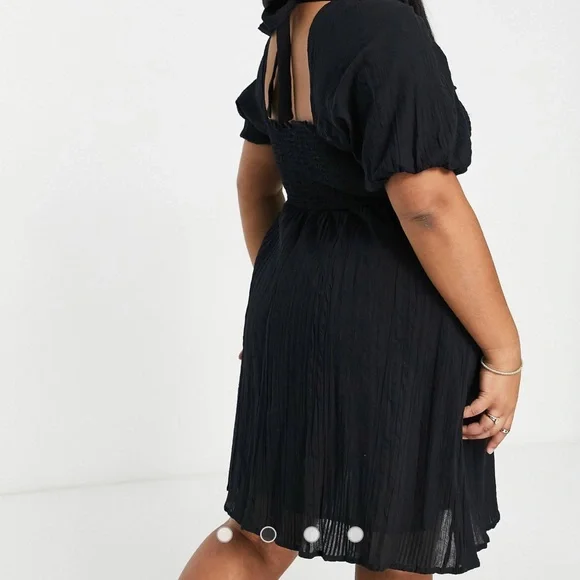 ASOS curve plus size black dress - Picture 2 of 5